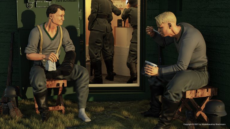 Deutsche Soldaten in der Freizeit